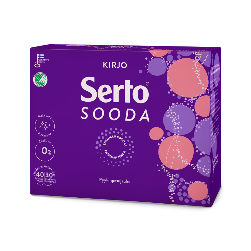 Serto Sooda Kirjo pyykinpesujauhe